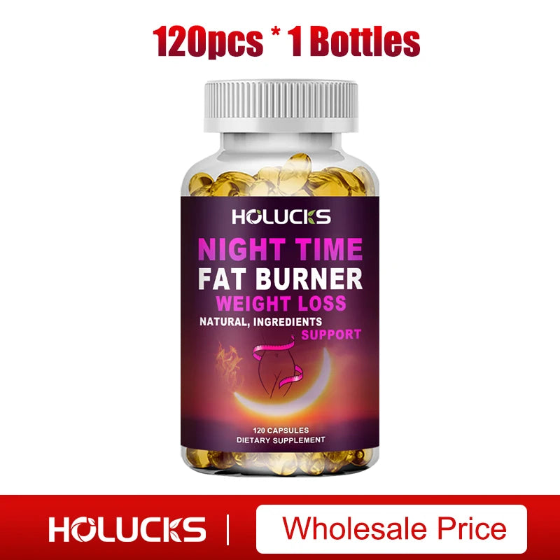 Night Time Fat Burner - Advanced Sleep & Weight Loss Capsules with White Kidney Bean & Garcinia Cambogia