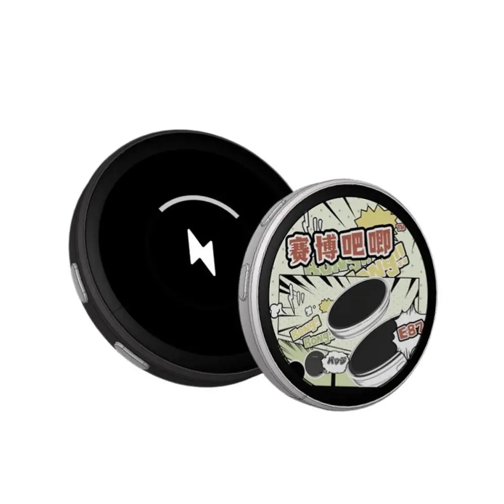 Anime E-Badge Display Pin Dynamic Electronic Badge Anime Merchandise Digital Display Badge Dynamic Gift For Otaku Fans Friends