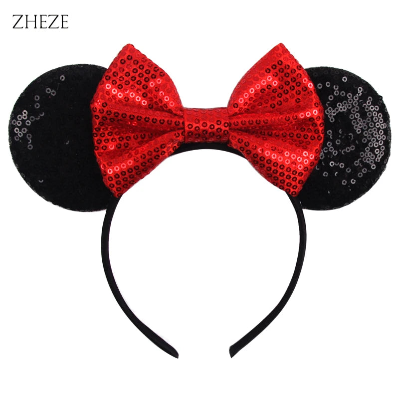 Disney Minnie Mouse Ear Hairband – Princess Party Gift for Girls & Disney Fans