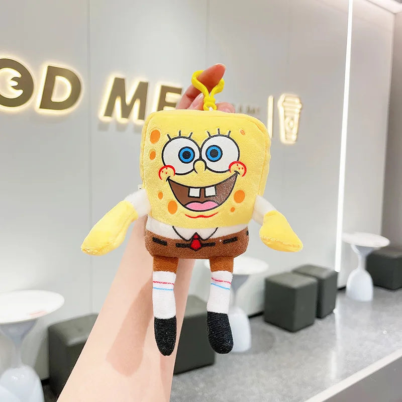 Kawaii Plush Keyring Car Keychain Automobile Keychain,Lovely Cartoon Keychain 3D Doll Plush Keychain,Stuffed Animals Bag Pendant