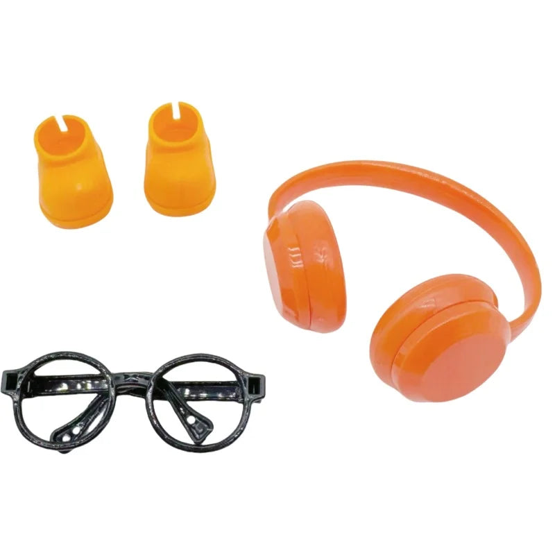 Labubu DIY Accessories Set - Shoes, Glasses & Headphones for V1/V2 Plush Dolls