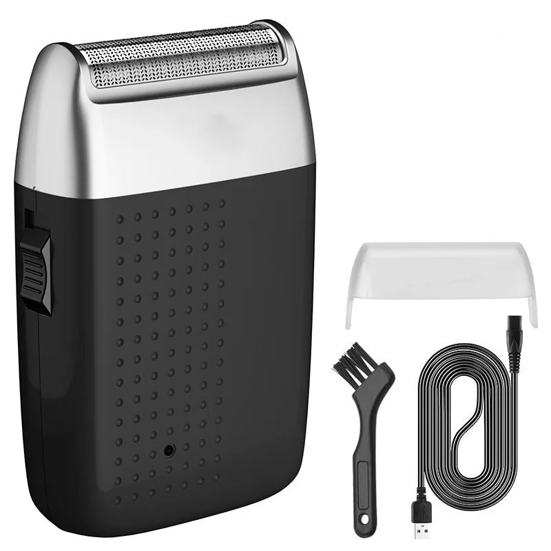 Electric Shaver for Men - Rechargeable Waterproof Razor with Beard Trimmer & 85Min Runtime