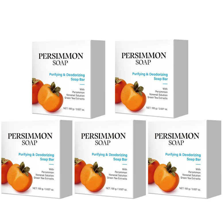 Japanese Persimmon Natural Soap Bar with Green Tea