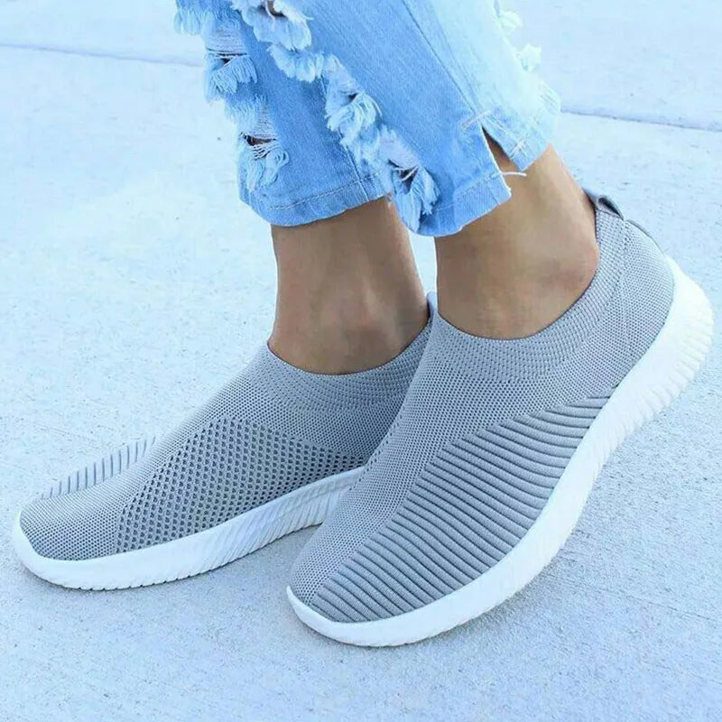 Women’s Slip-On Sneakers – Comfortable Casual Sports Shoes