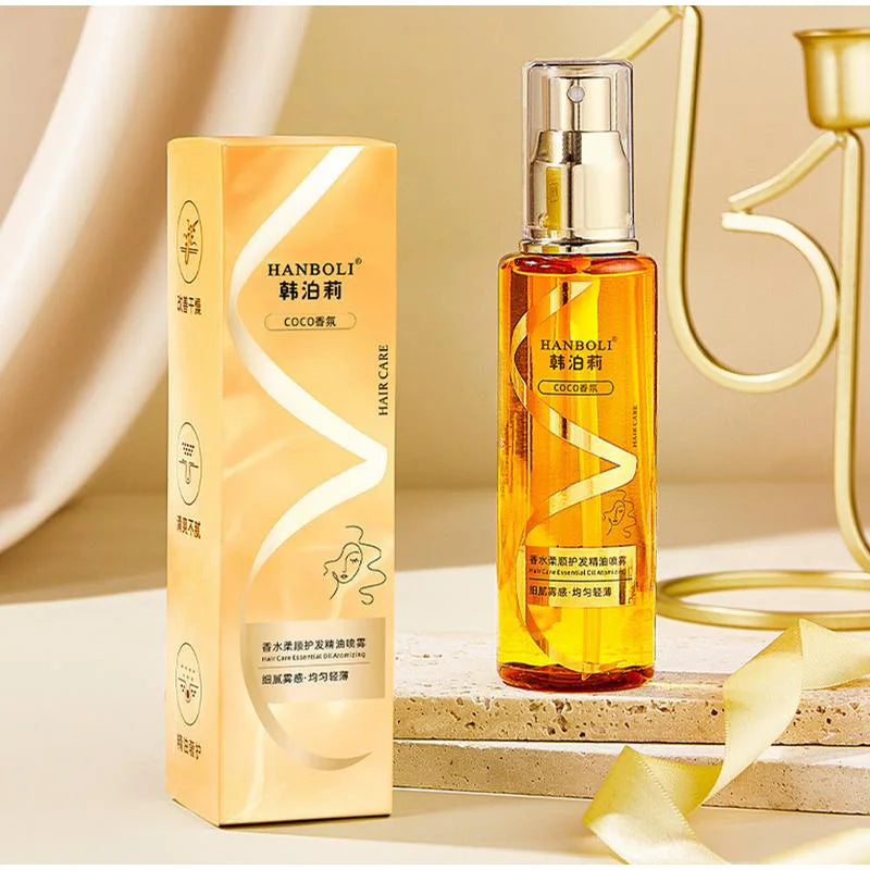Aromatherapy Hair Oil Spray 100ml - Nourishing & Moisturizing Treatment for Soft, Healthy Hair