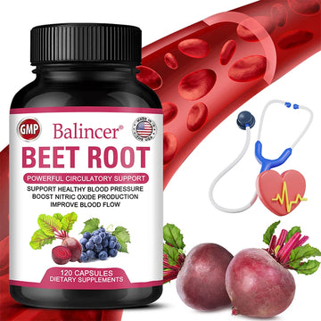 Beetroot Capsules – Organic Powder for Blood Circulation & Pressure