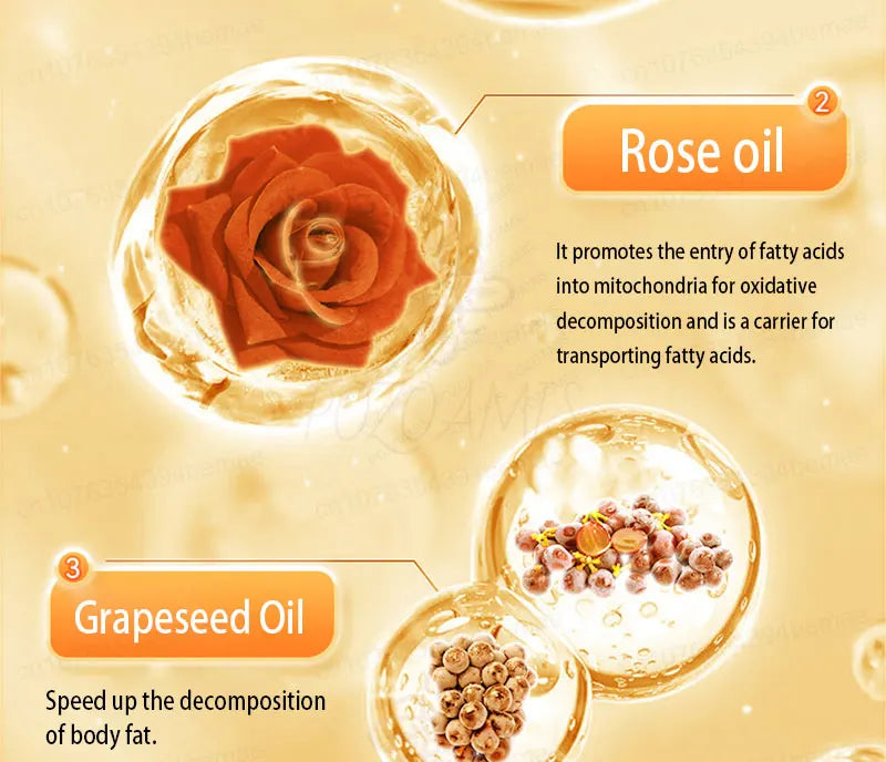 Slimming Essential Oil - Natural Fat Burning Body Massage Oil for Weight Loss
