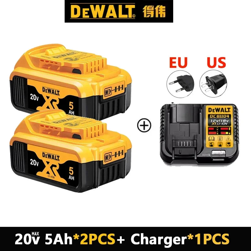 🔋 FLASH SALE! 100% Original DeWalt 20V 6.0Ah Battery 4-Pack - High Performance Lithium-Ion Power