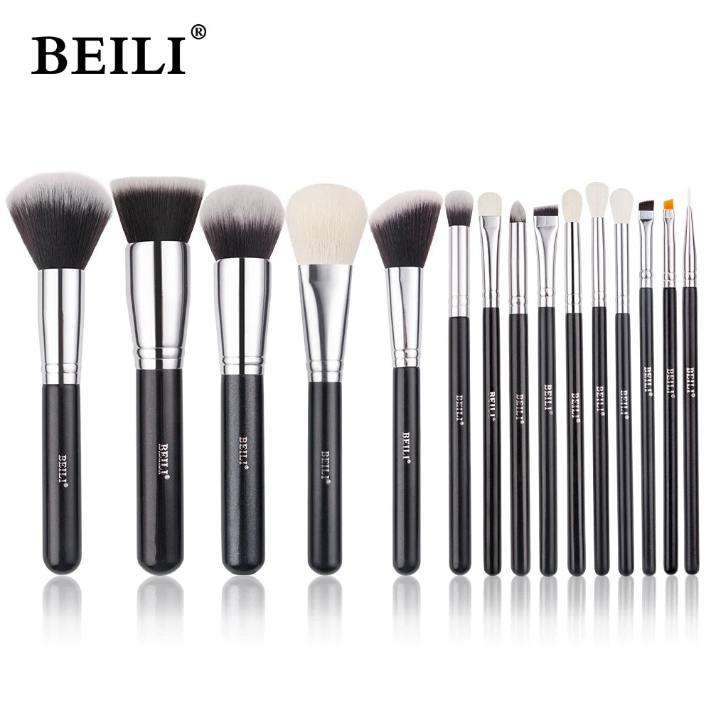 Professional Foundation & Eyeshadow Brush Kit for Makeup