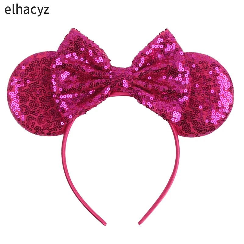 Disney Minnie Mouse Ear Hairband – Princess Party Gift for Girls & Disney Fans