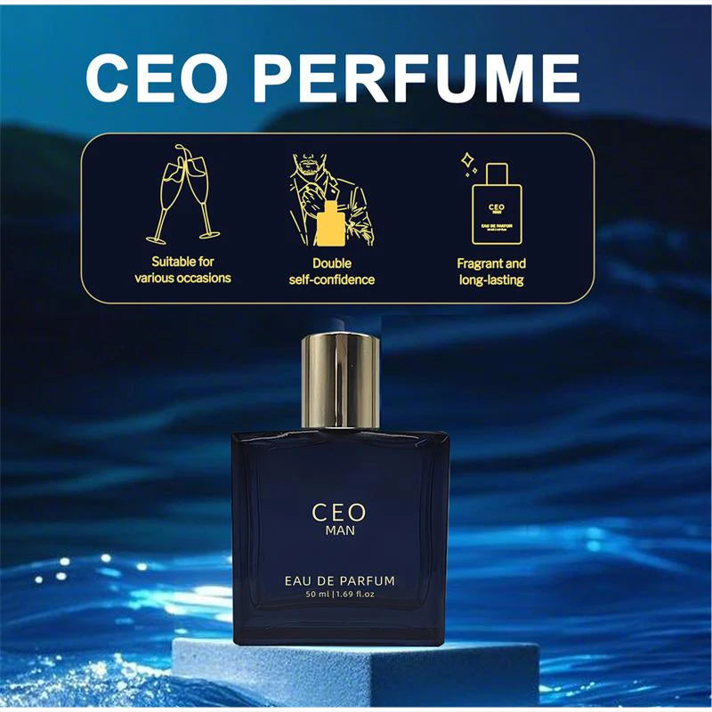 Fresh Sandalwood Vanilla Men's Cologne - Long-Lasting Eau de Parfum for Couples' Dates (50ml/100ml)
