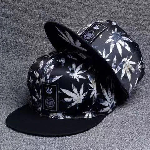 Korean Style Hip-Hop Flat Brim Cap - Unisex Adjustable Baseball Hat with Sun Protection