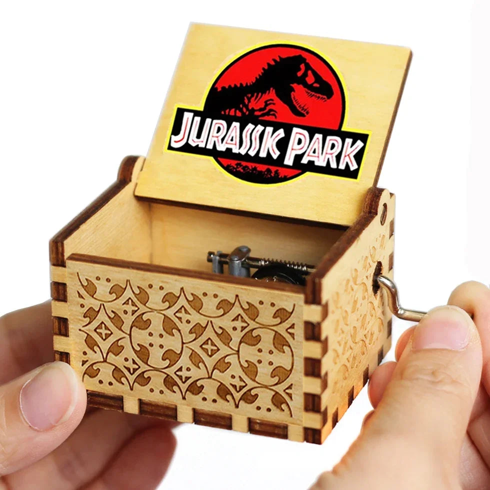 Jurassic Park Wooden Music Box – Gift Toy