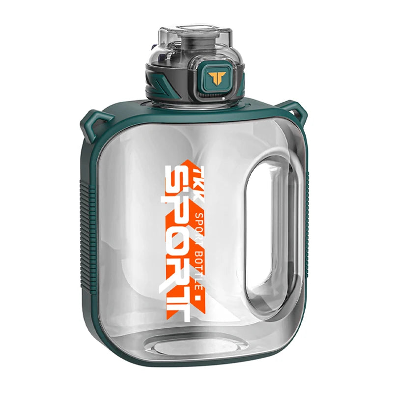 Premium TRITAN Water Bottle 2L - Large Gym Fitness Jug