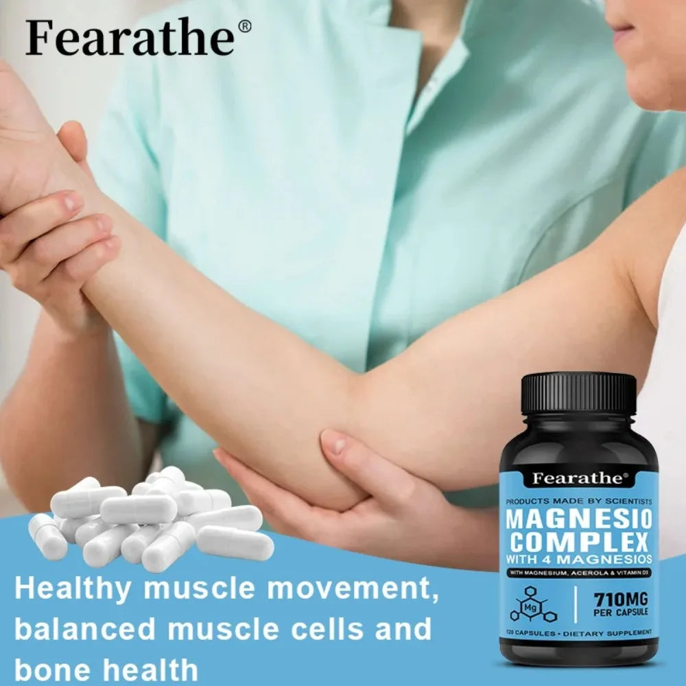 Magnesium 4-in-1 Complex - Sleep, Muscle Recovery & Stress Relief Support