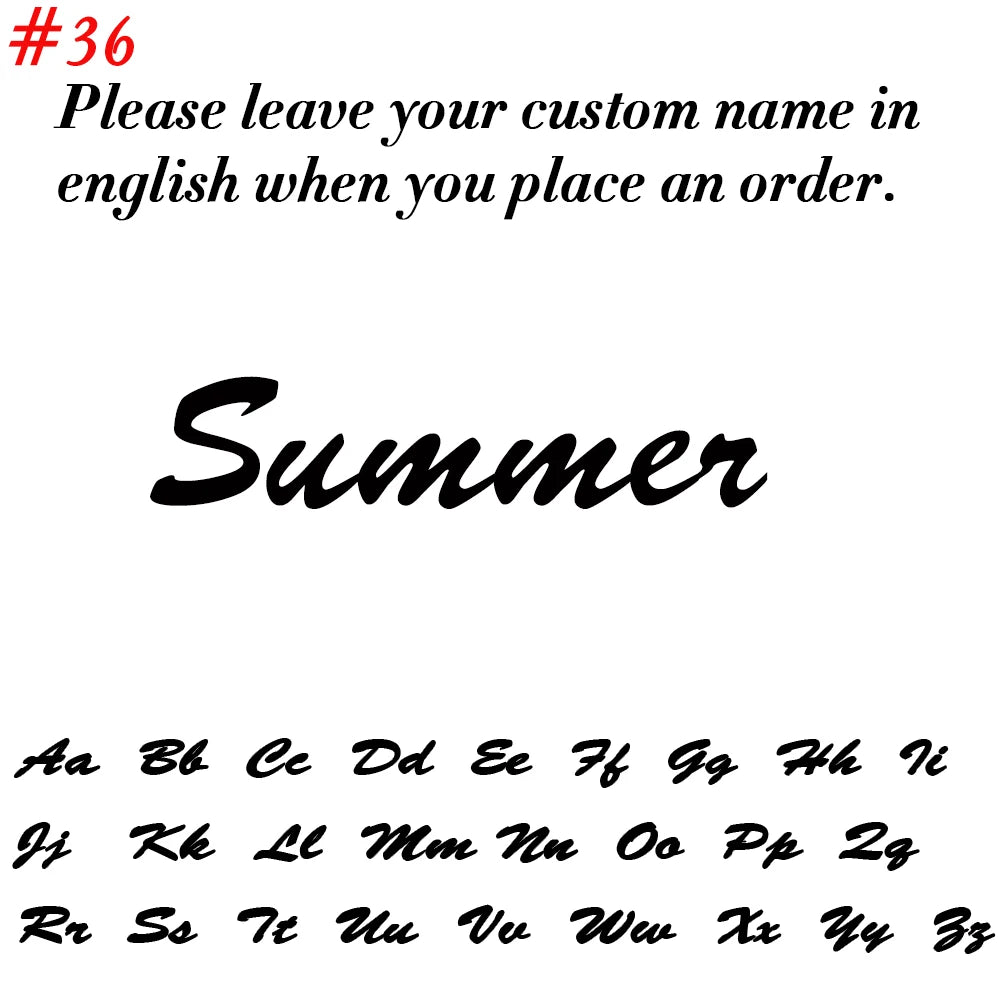 Custom Name Necklace – Personalized Cursive Pendant in Stainless Steel