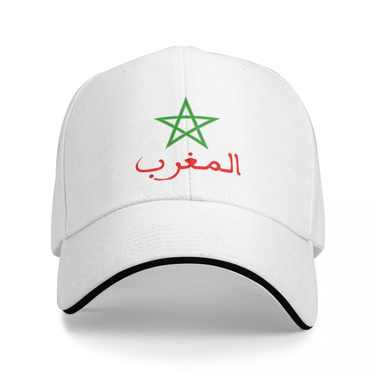 Morocco Flag Baseball Cap - Kingdom of Morocco Windproof Snapback Hat for Men & Women
