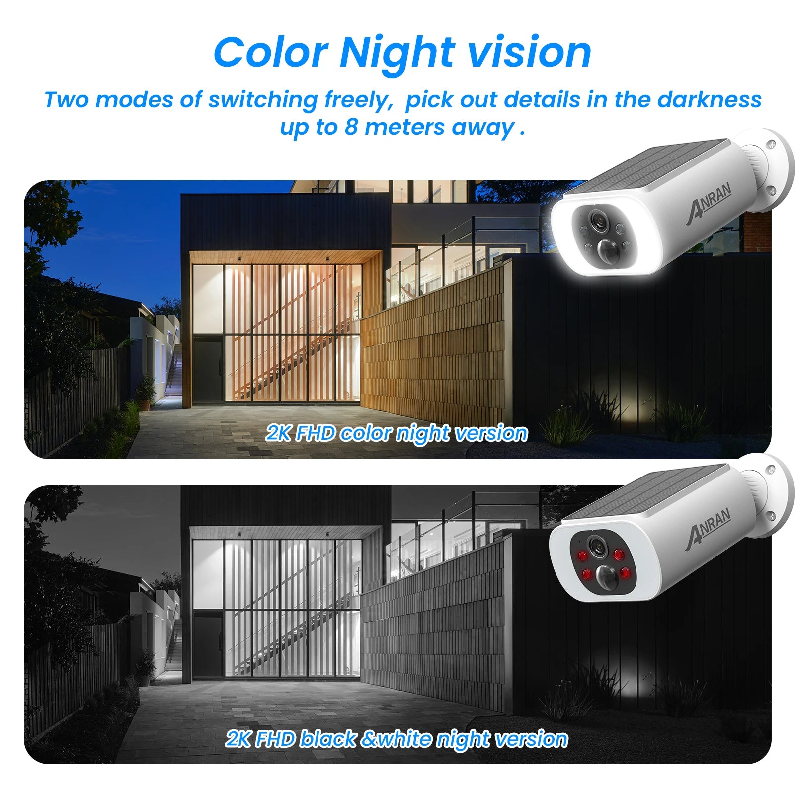 Indoor Window Security Camera – Night Vision Audio