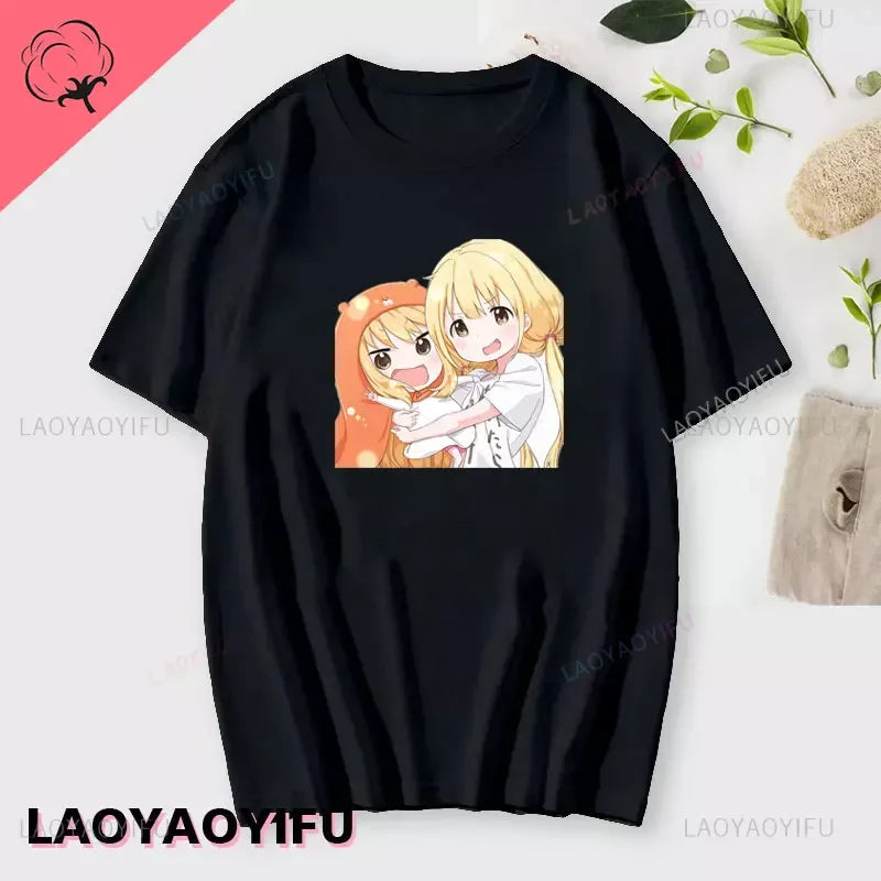 If You Work You Lose” Anzu Futaba Anime T-Shirt – Kawaii Cotton Tee 2024