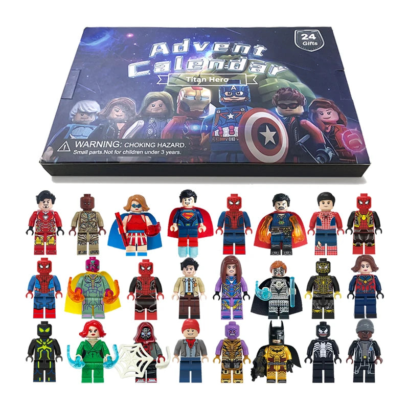 Marvel Advent Calendar 24pcs – Mini Superhero Figures
