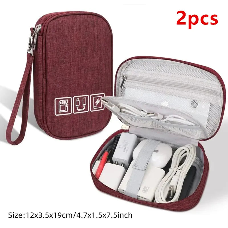 Waterproof Cable Storage Bag – Digital Electronics Organizer