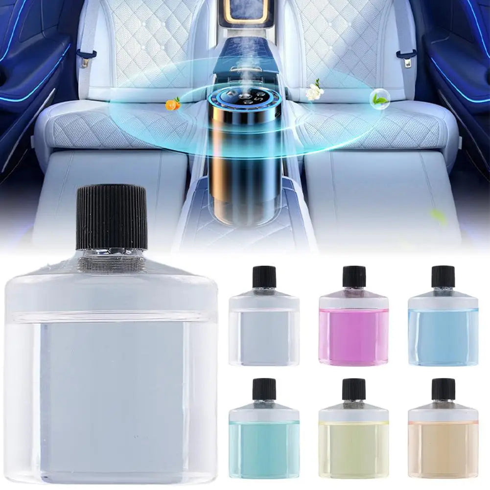 Smart Starry Sky Car Air Freshener - Ceiling Mount Ambient Light with Adjustable Liquid Scent (30-50ml)