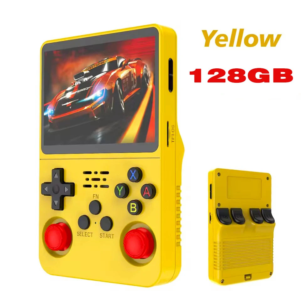 R36S Retro Handheld Game Console - 3.5" Linux System with 128GB Memory