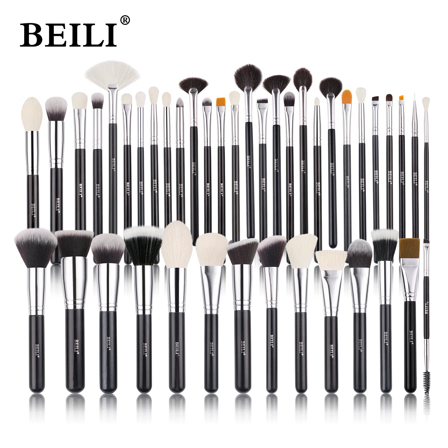 Professional Foundation & Eyeshadow Brush Kit for Makeup