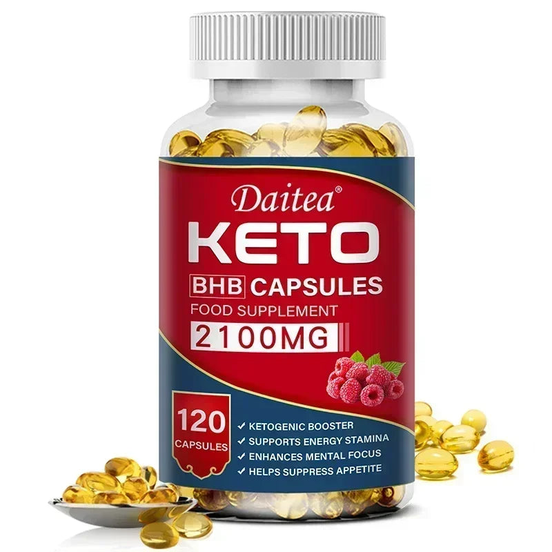 Keto BHB Capsules with Apple Cider Vinegar - Weight Loss, Energy & Focus Support
