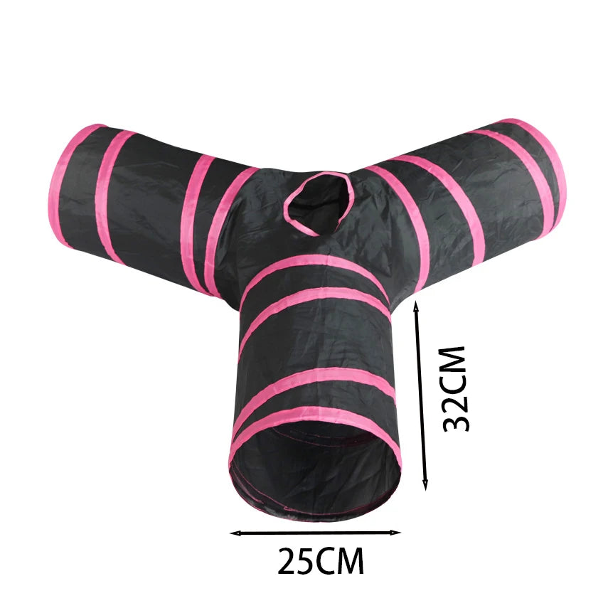Cat Tunnel Play Toy – Collapsible Pet Tube for Indoor & Outdoor Exercise
