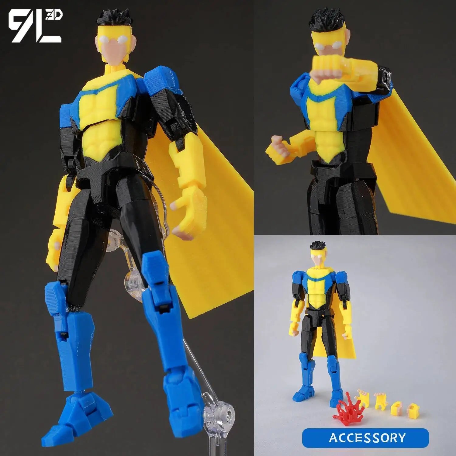 Batman Superman Action Figure – Poseable Hero Toy