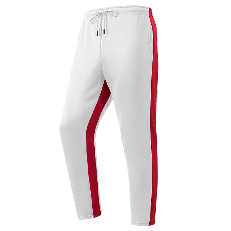Men's Colorblock Athletic Joggers - Warm Workout Sweatpants