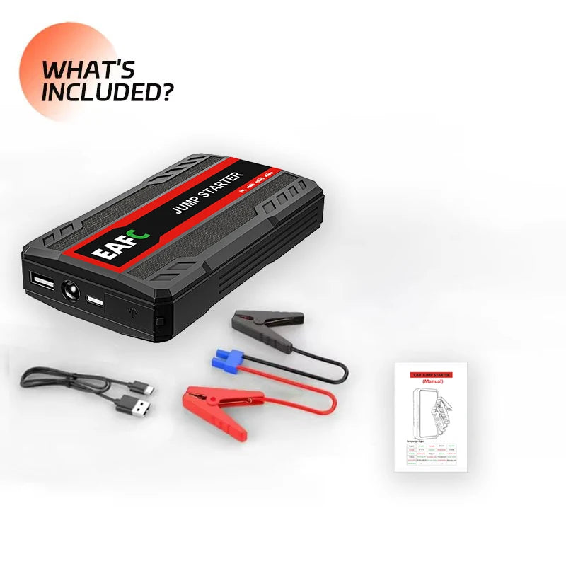 🚨 NEVER GET STRANDED AGAIN! 600A Jump Starter - Your Pocket-Sized Tow Truck 🔋
