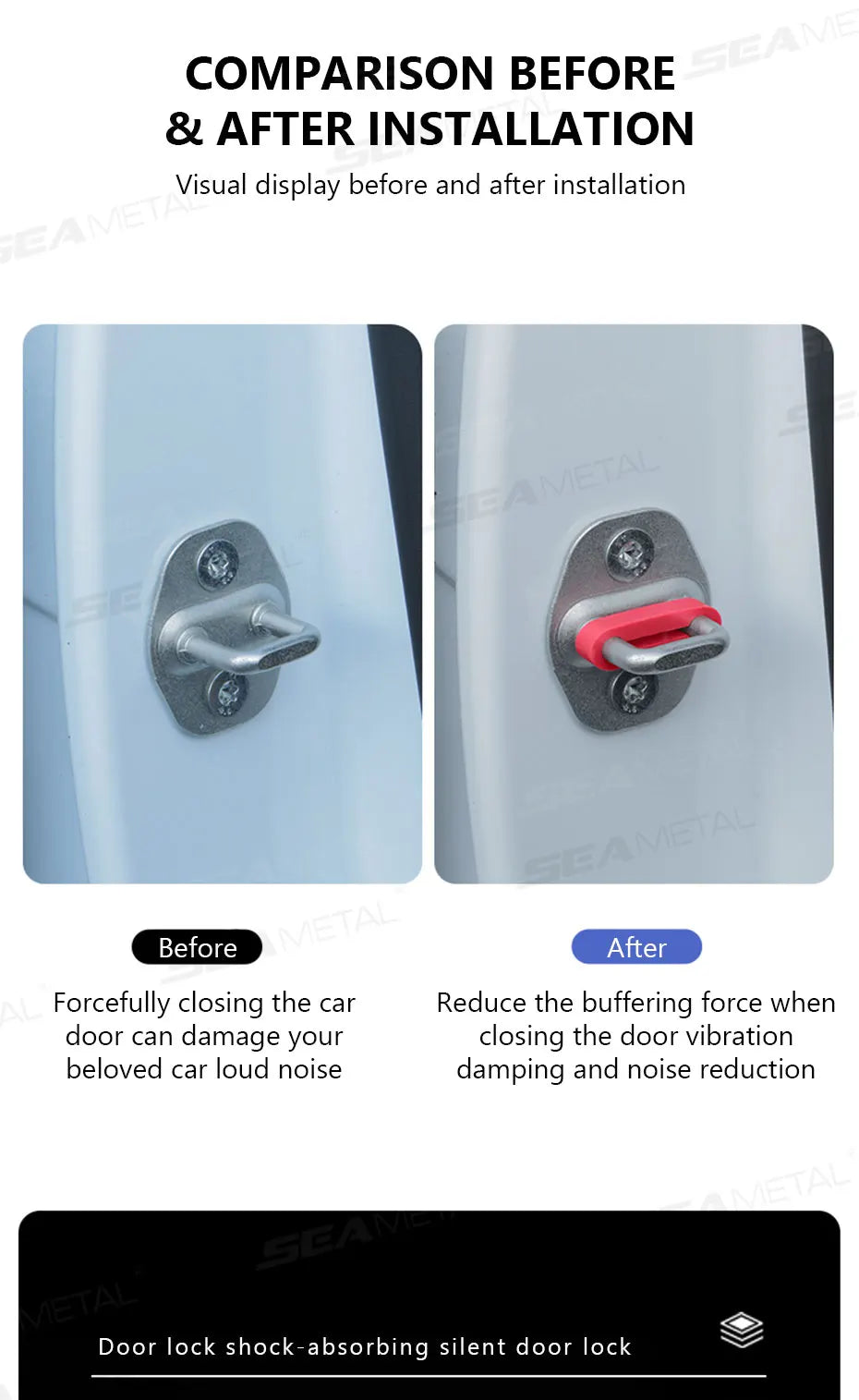 🔇 SILENCE THE SLAM! Car Door Shock Absorber - Stop Annoying Your Neighbors 🚗