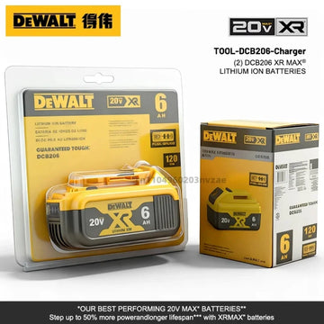 🔋 BATTERY BLOWOUT! 100% Original DeWalt 20V 6.0Ah Battery - High Performance Lithium-Ion Power