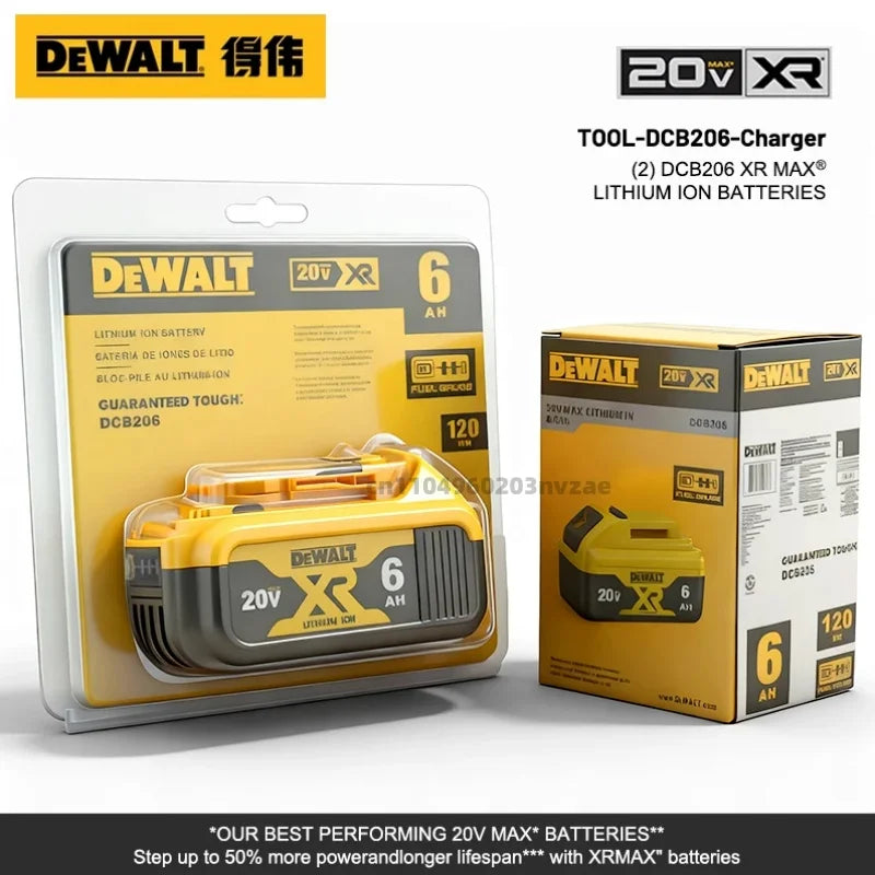 🔋 BATTERY BLOWOUT! 100% Original DeWalt 20V 6.0Ah Battery - High Performance Lithium-Ion Power
