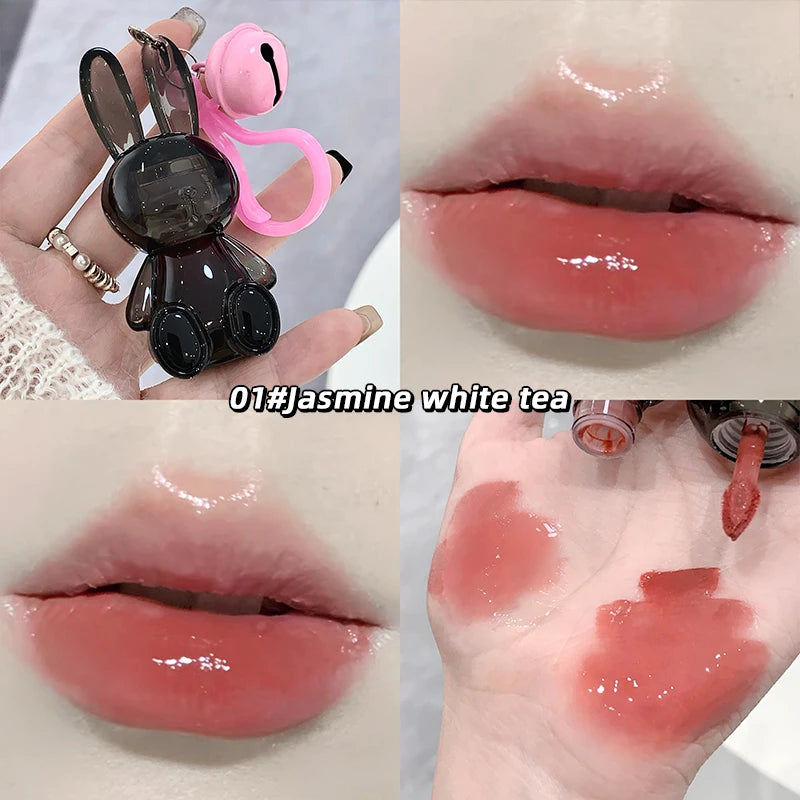 Gege Bear Pink Rabbit Velvet Matte Lip Cream