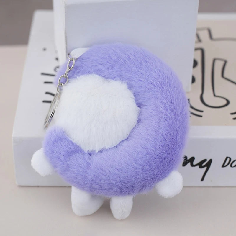 Cute Moon Plush Doll Toys Pendant Keychain Backpack Home Hangings Decoration Gifts