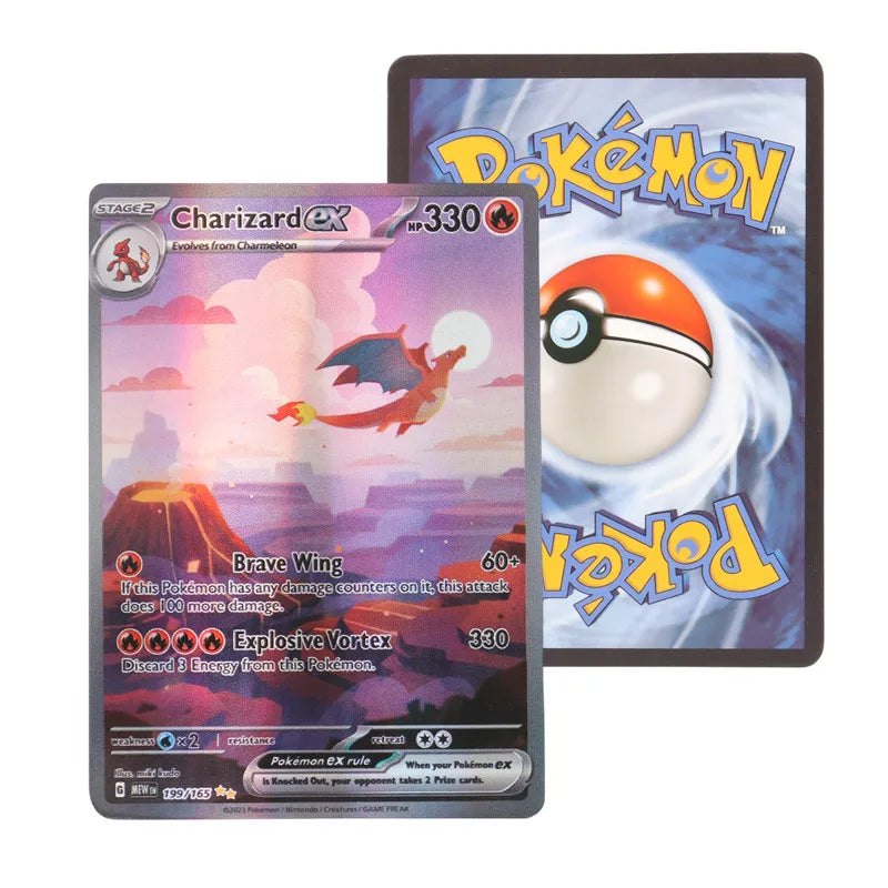 Pokemon Cards 60/100 Pcs – Obsidian Flames Charizard EX Collection