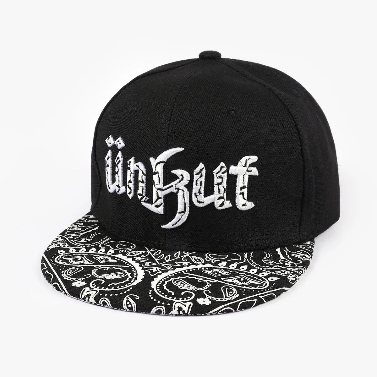 Embroidered Hip-Hop Baseball Cap - Adjustable Snapback Hat for Outdoor & Casual Wear