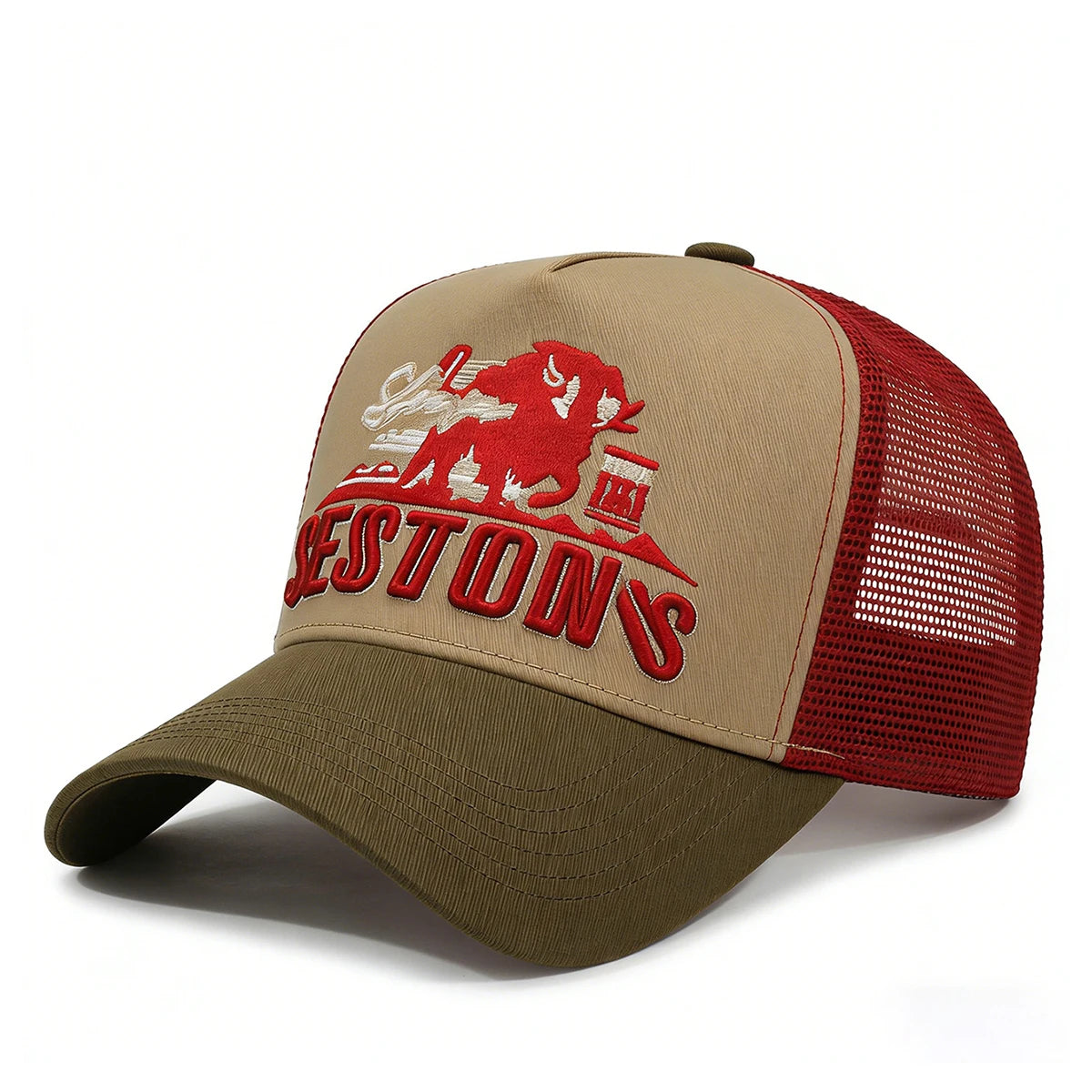 Korean Style Baseball Cap - Letter Embroidered Hard Brim Sun Hat for Men