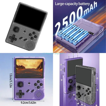 E74D Handheld Game Console - 3.5" Screen with 64GB & 8000+ Retro Games
