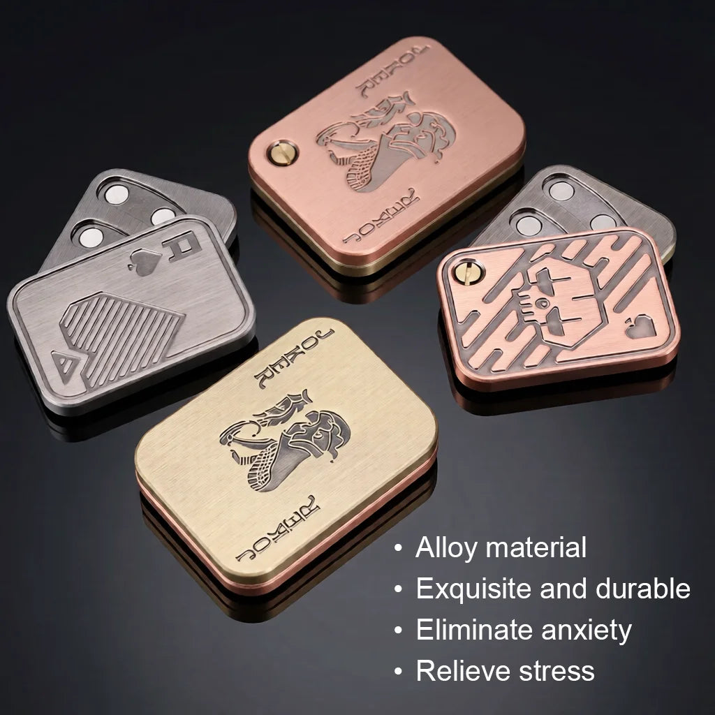 Magnetic EDC Push Slider – Metal Anti-Stress Fidget Toy for Adults