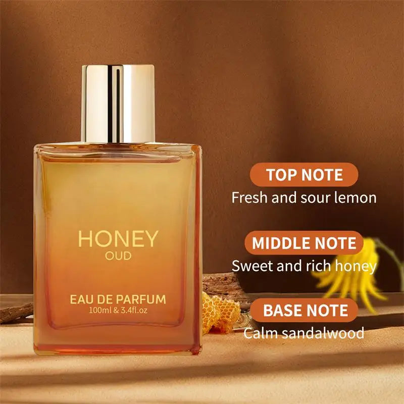 Fresh Sandalwood Vanilla Men's Cologne - Long-Lasting Eau de Parfum for Couples' Dates (50ml/100ml)