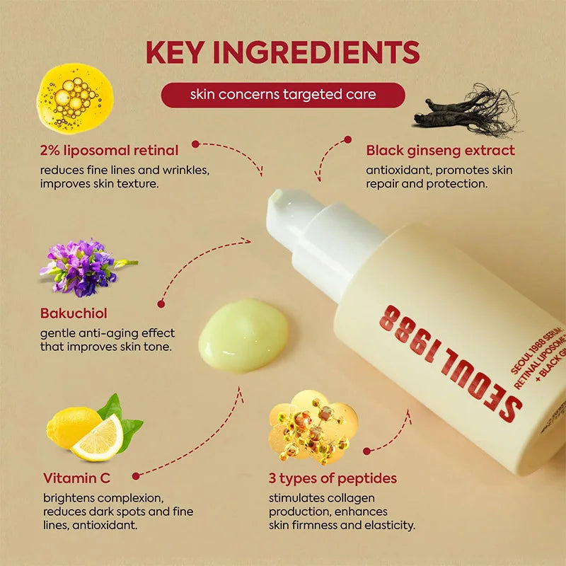 Anti-Aging Black Ginseng Moisturizing Face Ampoule – Hydrating Face Care
