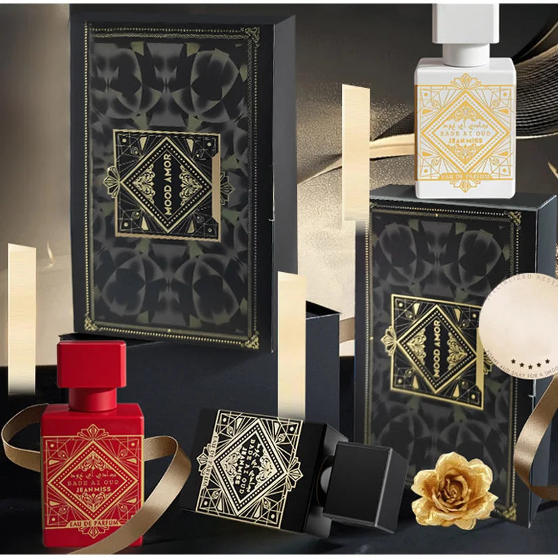 Arabic Oud Agarwood Perfume for Men - Long-Lasting Woody Fragrance Eau de Toilette (50ml)