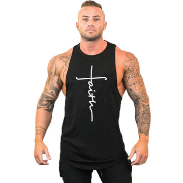 Men's Athletic Tank Top - Sleeveless Gym Workout Vest for Fitness & Training