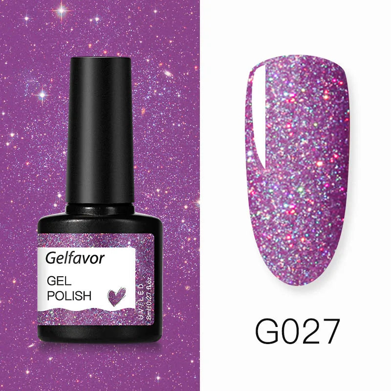 ROSALIND Gel Nail Polish 8ml - Semi-Permanent UV Gel, Solid Color, Salon Quality