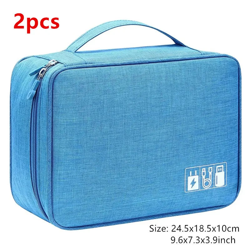 Waterproof Cable Storage Bag – Digital Electronics Organizer
