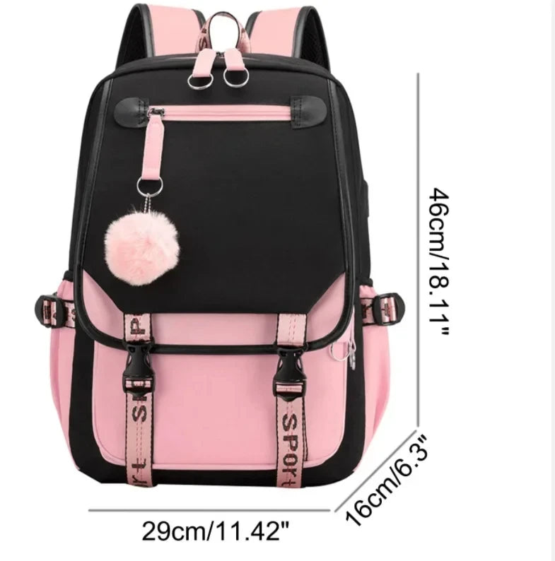 Kawaii School Backpack - Harajuku Fashion Bag for Boys & Girls